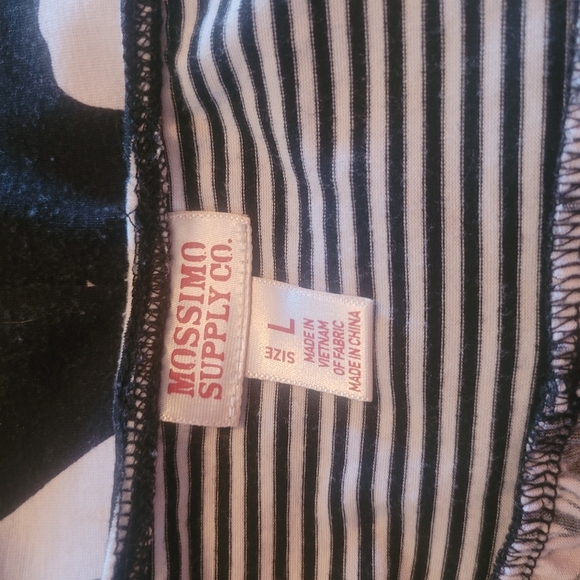 Mossimo Black and White Floral Halter Maxi Dress L - Picture 6 of 6